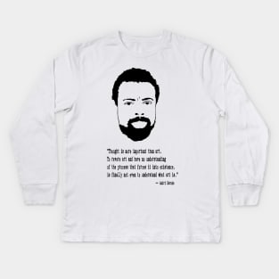 Amiri Baraka Quote Kids Long Sleeve T-Shirt